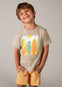 Conjunto 3 Piezas Playera M/C-Tirantes Topo-Peach Niño Mayoral M3603