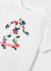 Conjunto Playera M/C Con Short De Algodon Robot Rojo Niño Mayoral M3604 MAYORAL