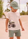 Conjunto Short Y Playera Print Verde Niño Mayoral M3605 MAYORAL
