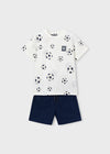 Conjunto Short Y Playera M/C Estampado Marino Niño Mayoral M3607 MAYORAL