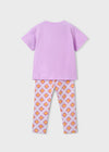 Conjunto Leggings Estampado Lila Niña Mayoral M3727 MAYORAL