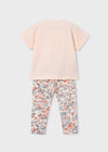 Conjunto Leggings Estampado Salmon Niña Mayoral M3727 MAYORAL