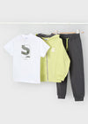 Conjunto Pants 3 Piezas Con Bermuda Citric Niño Mayoral M3884 MAYORAL