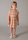 Vestido Algodon Estampado Fantasia Mandarina Niña Mayoral M3930 MAYORAL