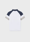 Polo M/C Combinado Blanco Junior Niño Mayoral M6165 MAYORAL