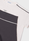 Conjunto Short Punto Viscosa Antracita Junior Niña Mayoral M6209 MAYORAL