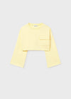 Sudadera Ligera Con Top Vainilla Junior Niña Mayoralt M6402 MAYORAL