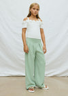 Pantalon Crepe Salvia Junior Niña Mayoral M6548 MAYORAL