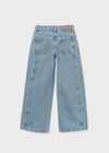 Pantalon Mezclilla Wide Le Junior Niña Mayoral M6552 MAYORAL