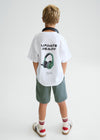 Conjunto Short De Algodon Con Playera M/C Print Back Laurel Junior Niño Mayoral M6689 MAYORAL