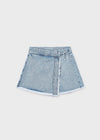 Falda Short Mezclilla Claro Junior Niña Mayoral M6903 MAYORAL