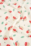 Manta Muselina Estampada Catarinas Blanca De Bebé Niña Boboli T/Unic M113050 BOBOLI