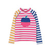 Playera Para El Agua Poliamida Listado Fiusha De Niña Boboli T12M M343189 BOBOLI