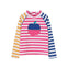 Playera Para El Agua Poliamida Listado Fiusha De Niña Boboli M343189