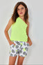 Conjunto Blusa Neon Con Short Estampado De Algodon Niña -Bci Boboli M423021