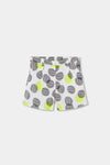 Conjunto Blusa Neon Con Short Estampado De Algodon Niña -Bci Boboli T6 M423021 BOBOLI