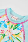 Playera Para El Agua Poliamida Listado De Niña Boboli T2 M443089 BOBOLI