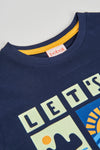 Conj, Bermuda Amarillo Con Playera M/C De Algodon De Niño -Bci Bobolit18M M503086 BOBOLI