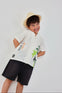 Camisa Palmeras Popelín Blanco De Niño -Bci Boboli M513087