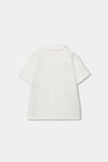 Camisa Palmeras Popelín Blanco De Niño -Bci Boboli T2 M513087 BOBOLI