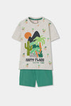 Conjunto Playera Con Short De Algodon Verde De Niño -Bci Boboli T18M M513098 BOBOLI