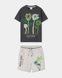 Conjunto Playera M/C Palmeras Gris Con Short De Algodon De Niño -Bci Boboli M513111