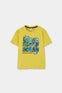 Playera M/C De Algodon Amarillo De Niño -Bci Boboli M543068