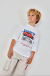 Conjunto Pantalon Playera Carro Algodon Manga Larga De Niño -Bci Boboli T4 M603010 BOBOLI