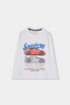 Conjunto Pantalon Playera Carro Algodon Manga Larga De Niño -Bci Boboli T4 M603010 BOBOLI