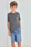 Conjunto Bermuda Playera Algodon M/C Piedra De Niño -Bci Boboli M603032
