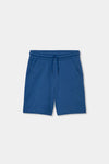 Conjunto Playera Verde Con Bermuda Azul De Algodon De Niño -Bci Boboli T4 M613112 BOBOLI