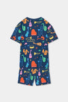 Pijama Algodon Estampado Azul De Niño -Bci Bobolit2 M683018 BOBOLI