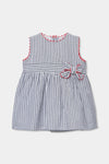 Vestido Popelín Listado De Bebé -Bci Boboli T3M M703011 BOBOLI