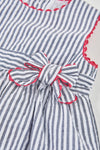 Vestido Popelín Listado De Bebé -Bci Boboli T3M M703011 BOBOLI