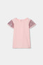 Blusa M/C Algodon Rosa De Niña -Bci Boboli M783019