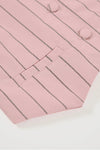 Conjunto Chaleco Con Short Listado Rosa De Niña Boboli T6 M783031 BOBOLI