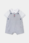 Overol Azul De Algodon Combinado De Bebé -Bci Boboli T3M M803012 BOBOLI