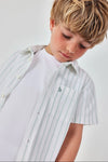 Conjunto Camisa Con Bermuda Laurel De Lino Niño -Bci Boboli T18M M813024 BOBOLI