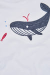 Playera M/C De Algodon Ballena Blanca De Niño -Bci Boboli T2 M823003 BOBOLI