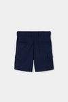 Conjunto Camisa Con Bermuda Marino De Lino Niño -Bci Boboli T2 M823014 BOBOLI