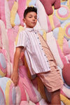 Camisa Popelín Listada De Niño -Bci Boboli T4 M843128 BOBOLI