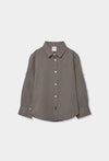Camisa Lino Manga Larga Gris De Niño -Bci Boboli T4 M873019 BOBOLI