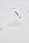 Camisa Lino Manga Corta Blanca De Niño -Bci Boboli T4 M873053 BOBOLI