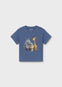 Playera M/C Animal Azul Bebe Niño Mayoral M1008