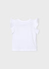 Blusa M/C Puntillas Blanco Niña Mayoral M3008 MAYORAL
