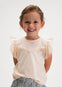 Blusa M/C Puntillas Salmon Niña Mayoral M3008