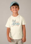 Playera M/C Bordado Nata Niño Mayoral M3060 MAYORAL