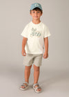 Playera M/C Bordado Nata Niño Mayoral M3060 MAYORAL