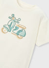 Playera M/C Bordado Nata Niño Mayoral M3060 MAYORAL