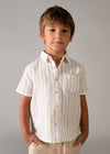 Conjunto Bermuda Lino Suiting Mocca Niño Mayoral M3217 MAYORAL